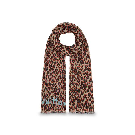 louis vuitton leopard stole